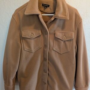 Women's Camel Teddy Jacket